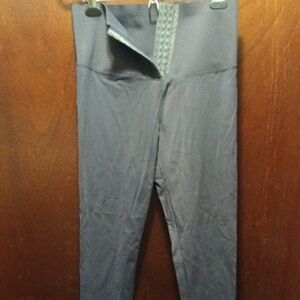 Corset Waist Control Yoga Leggings Size Xl Gray
